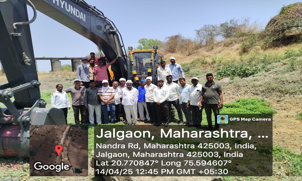 Before desilting work